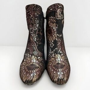 ALDO Women’s Floral Patterned Ankle Boots Size 6.5